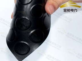 圓凸點防滑絕緣橡膠墊，