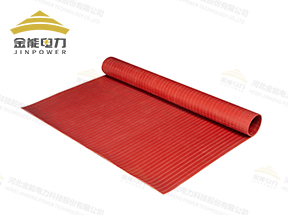 紅色常規(guī)防滑絕緣橡膠墊，常規(guī)防滑絕緣膠板，配電室防滑橡膠墊
